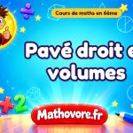 Pavé droit et volumes : cours de maths en 6ème en PDF