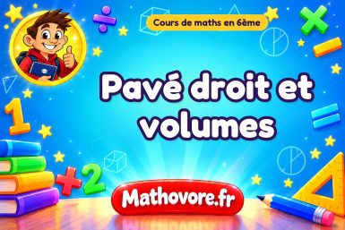 Pavé droit et volumes