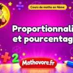 Proportionnalité et pourcentages : cours de maths en 4ème en PDF