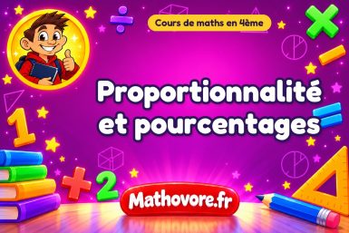 Proportionnalité et pourcentages