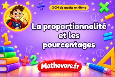 La proportionnalité et les pourcentages