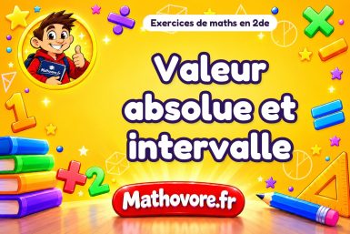 Valeur absolue et intervalle
