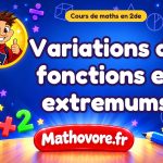 Variations de fonctions et extremums : cours de maths en 2de en PDF
