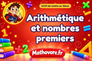 Arithmétique et nombres premiers
