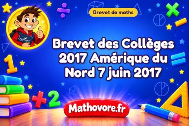 Brevet des Collèges 2017 Amérique du Nord 7 juin 2017