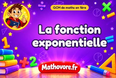 La fonction exponentielle