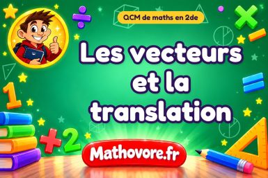 Les vecteurs et la translation