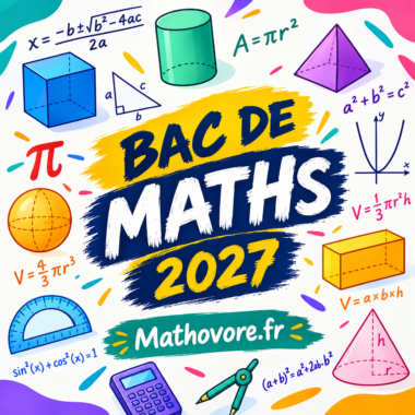 Bac de maths 2027 : sujets et corrigés