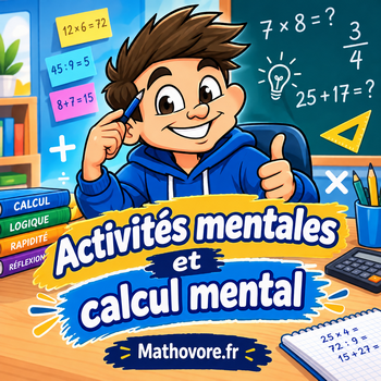 Calcul mental et activités mentales de maths.