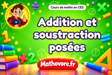 Addition et soustraction posées