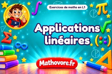 Applications linéaires : exercices de maths en L1 corrigés en PDF