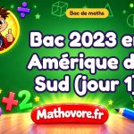 Bac de maths 2023 en Amérique du Sud (jour 1) : sujet et corrigé