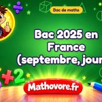 Bac de maths 2025 en France (septembre, jour 1) : sujet et corrigé