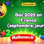 Bac de maths 2025 en France (septembre, jour 2) : sujet et corrigé