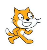 Le chat de Scratch, lutin qui affiche la réponse