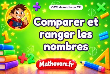 Comparer et ranger les nombres