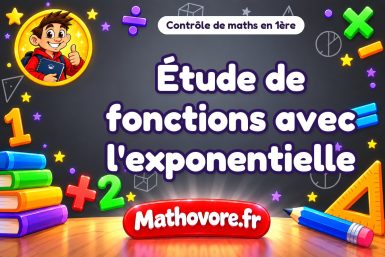 Étude de fonctions avec l’exponentielle