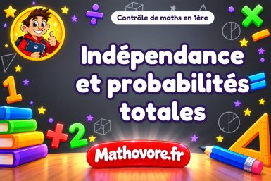 Indépendance et probabilités totales