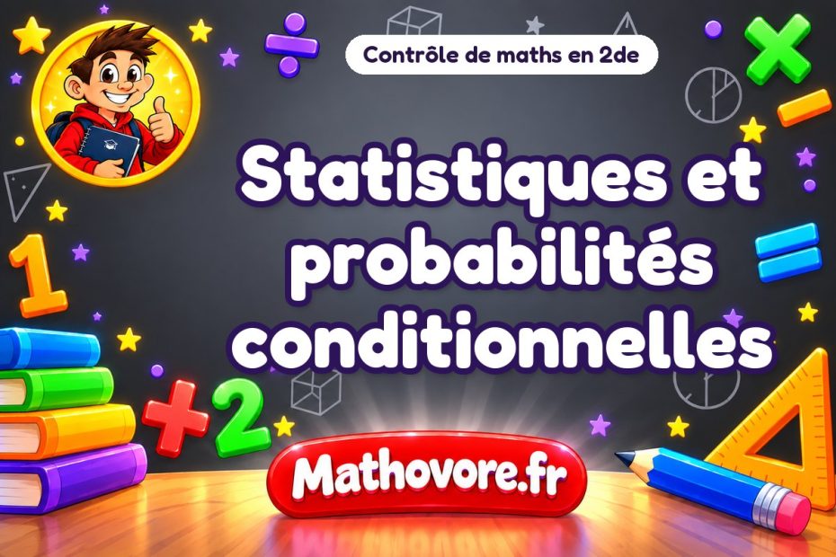 Contrôle de maths 2de : statistiques et probabilités conditionnelles