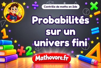 Probabilités sur un univers fini