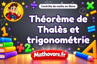 Théorème de Thalès et trigonométrie