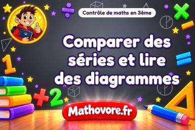 Comparer des séries et lire des diagrammes
