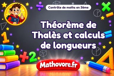 Théorème de Thalès et calculs de longueurs