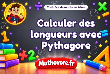 Calculer des longueurs avec Pythagore