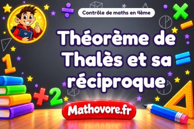 Théorème de Thalès et sa réciproque