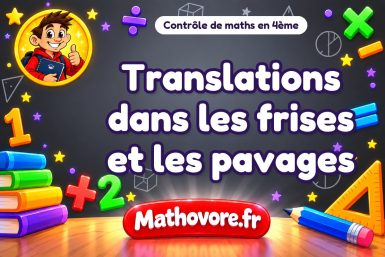 Translations dans les frises et les pavages