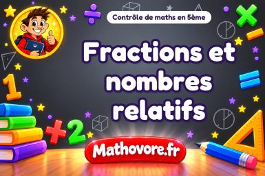 Fractions et nombres relatifs