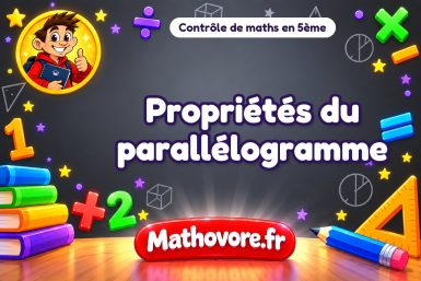 Propriétés du parallélogramme