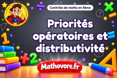 Priorités opératoires et distributivité