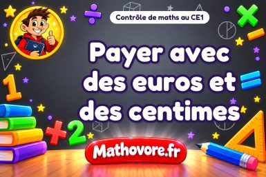 Payer avec des euros et des centimes