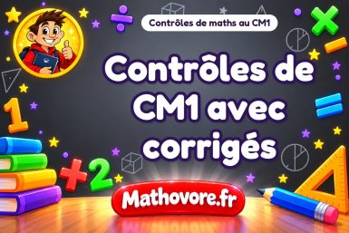 Contrôles de CM1 avec corrigés
