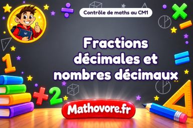 Fractions décimales et nombres décimaux