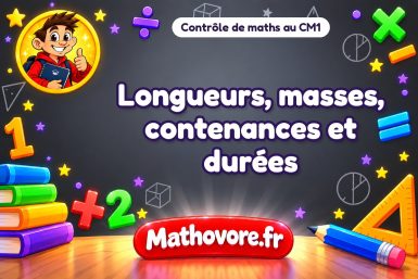 Longueurs, masses, contenances et durées