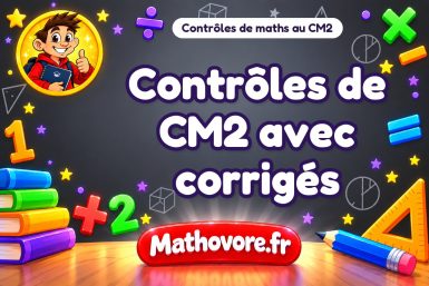 Contrôles de CM2 avec corrigés