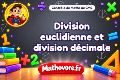 Division euclidienne et division décimale