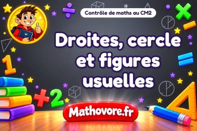 Droites, cercle et figures usuelles