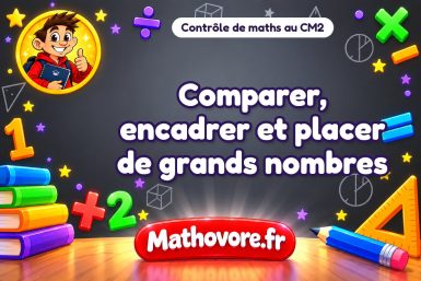 Comparer, encadrer et placer de grands nombres