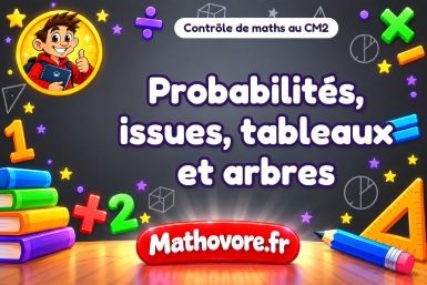 Probabilités, issues, tableaux et arbres