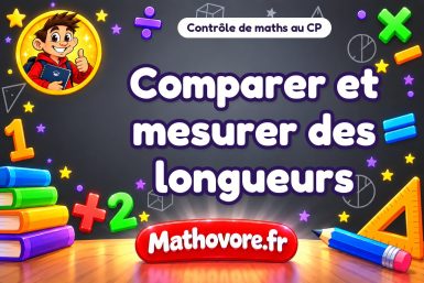 Comparer et mesurer des longueurs