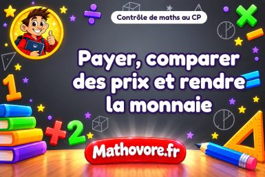 Payer, comparer des prix et rendre la monnaie