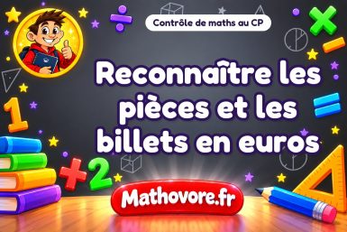 Reconnaître les pièces et les billets en euros