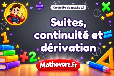 Suites, continuité et dérivation