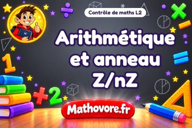 Arithmétique et anneau Z/nZ