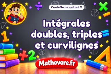 Intégrales doubles, triples et curvilignes