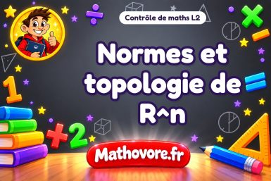 Normes et topologie de R^n