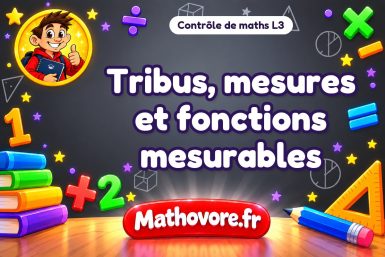 Tribus, mesures et fonctions mesurables